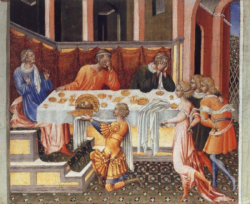 Giovanni di Paolo The Feast of Herod china oil painting image